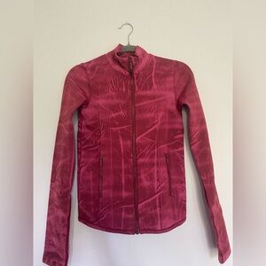 Lululemon Ebb to Street Define Jacket  Size 4 SWC1 Stone Wash Chianti